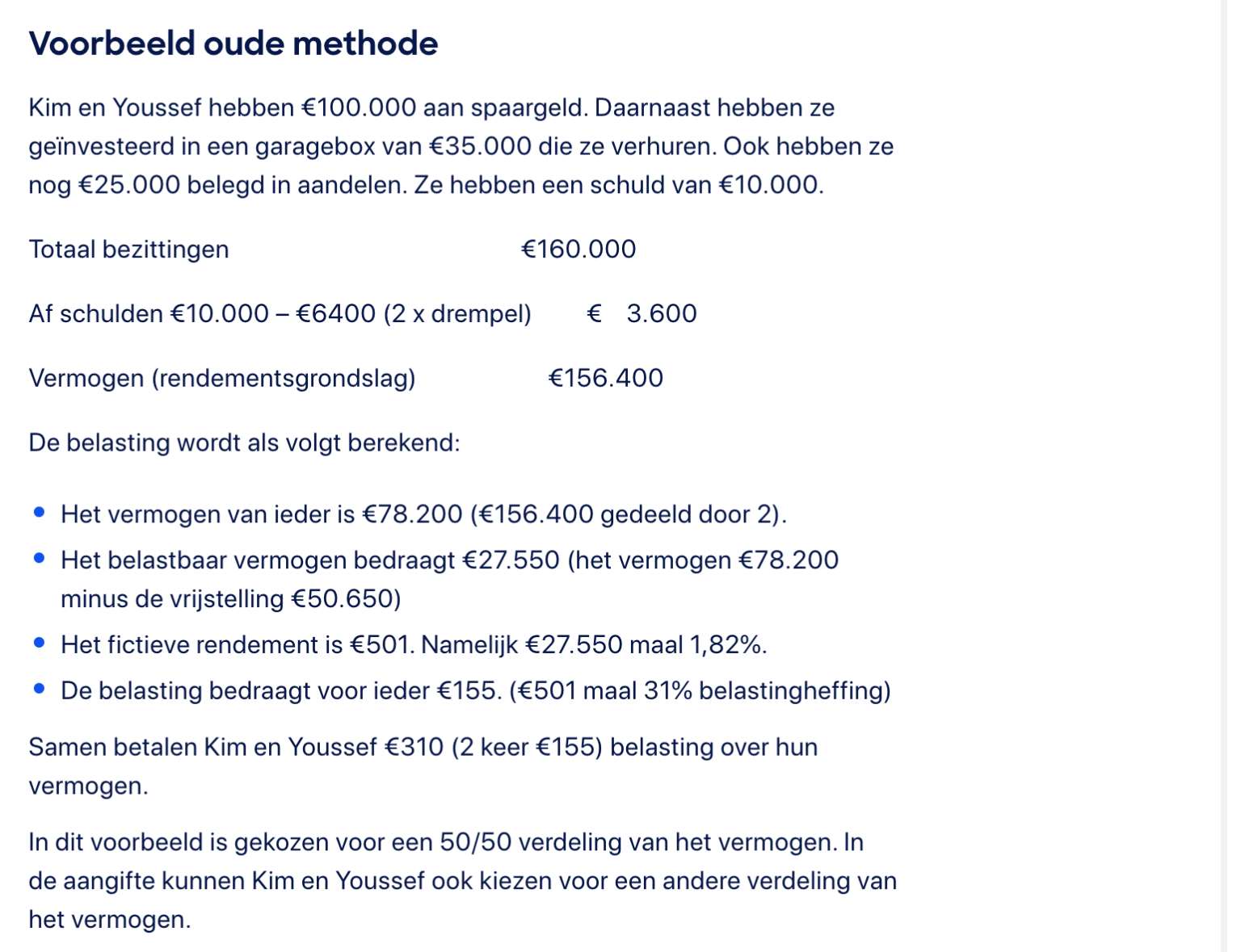 Veranderingen Vermogensbelasting Vs