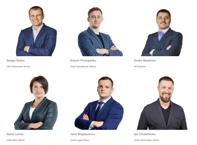 Het team met Sergey Sedov