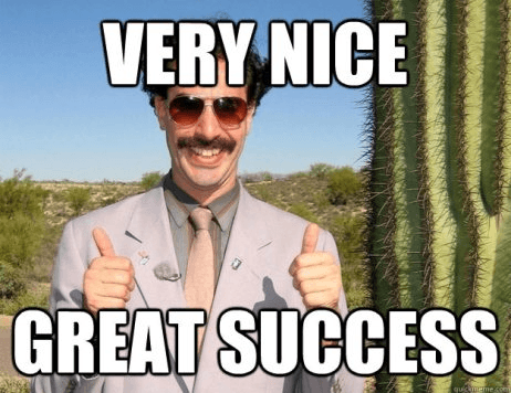 Very nice great succes via imgur.com