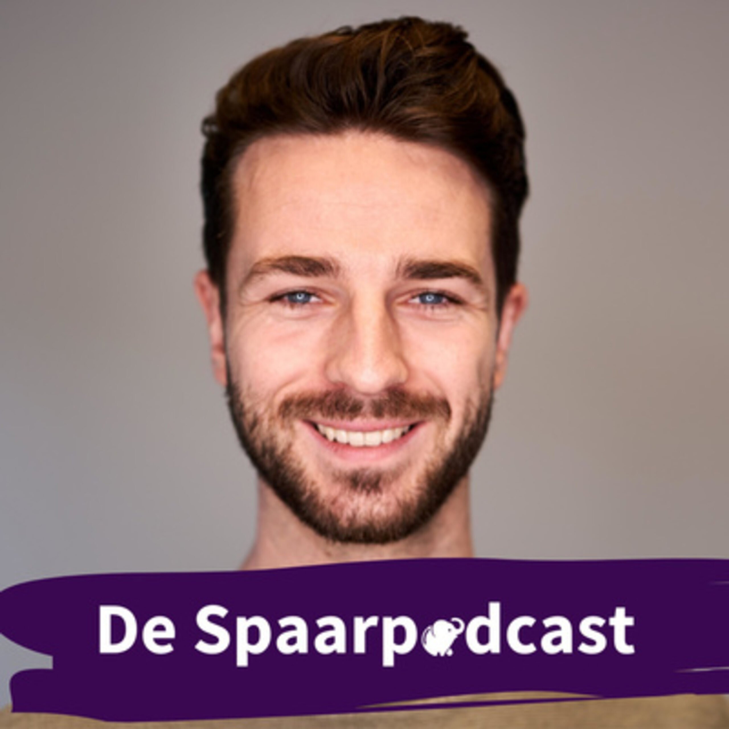 De Spaarpodcast logo