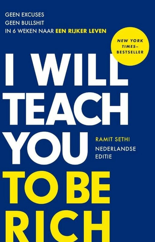 I will teach you to be rich Ramit Sethi boekomslag